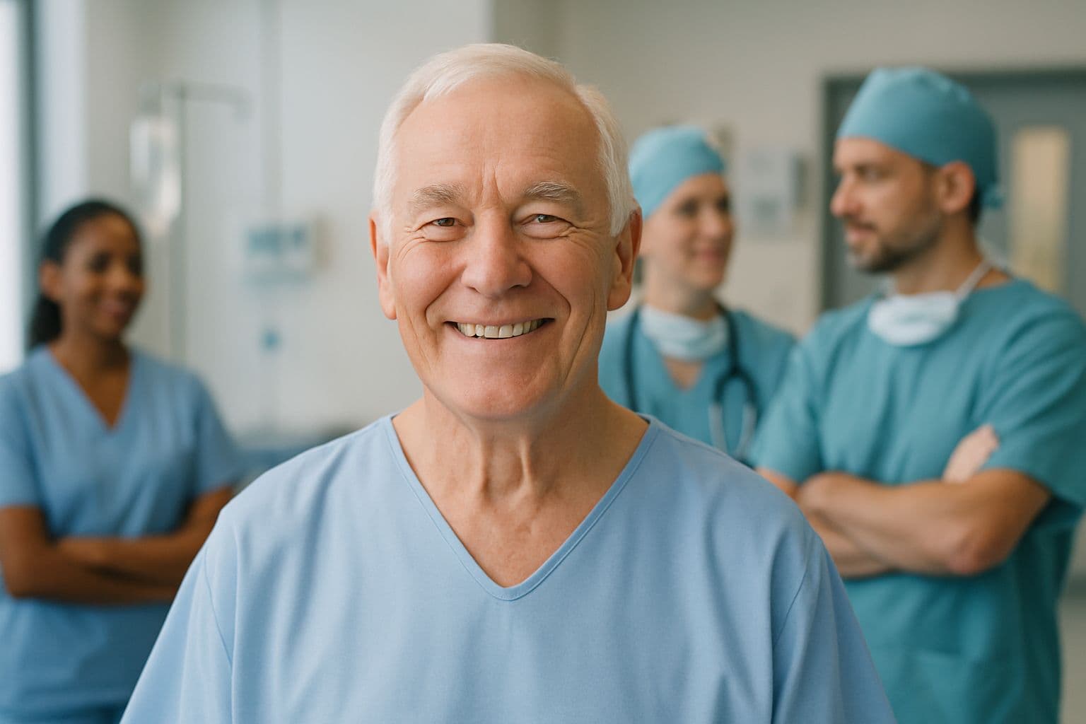 Happy patient