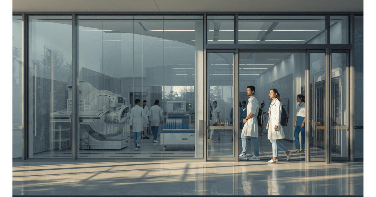 Hospital accreditations in India - JCI and NABH logos with world-class healthcare facilities